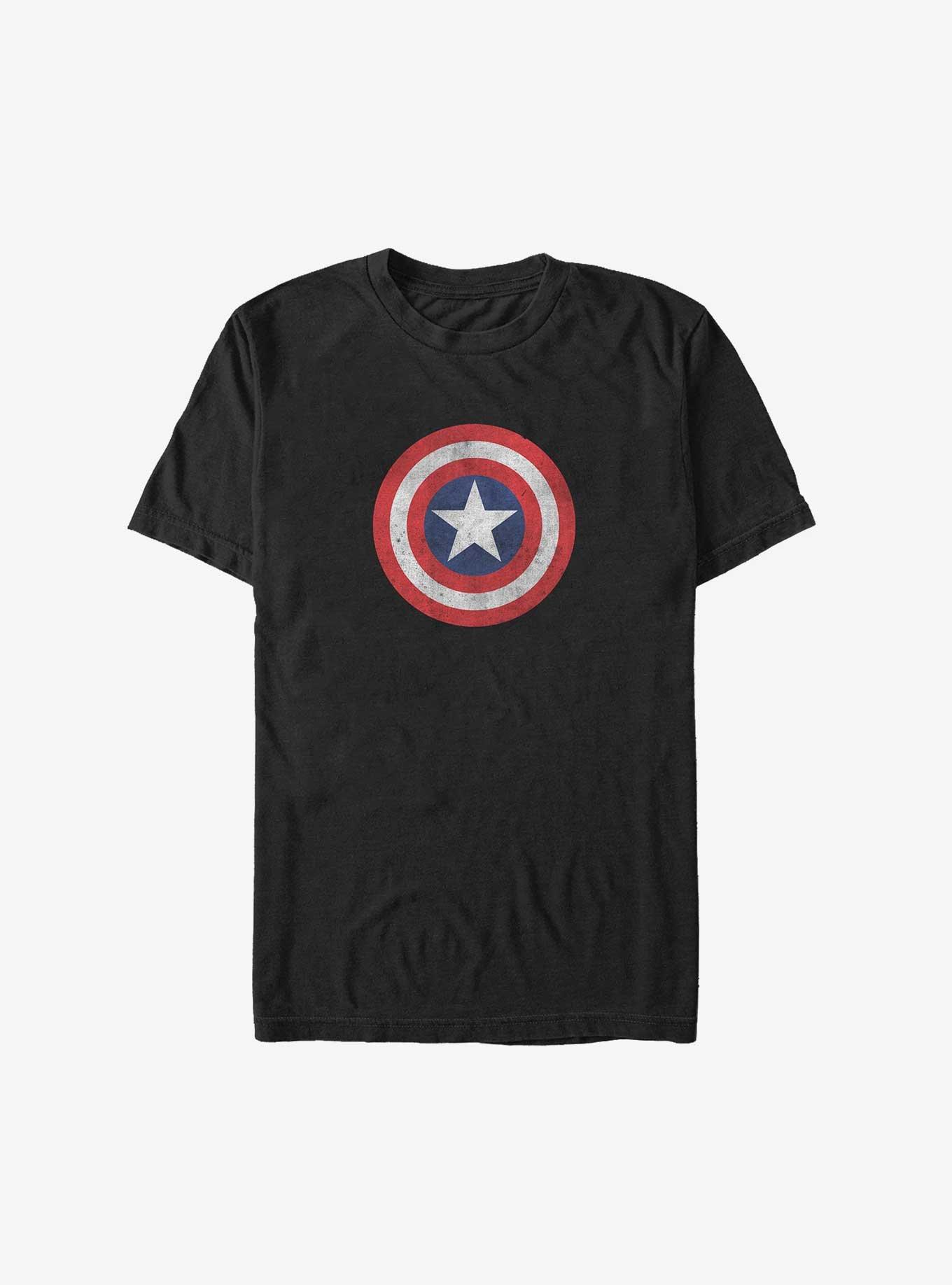 Marvel Captain America Distressed Shield Big & Tall T-Shirt, , hi-res