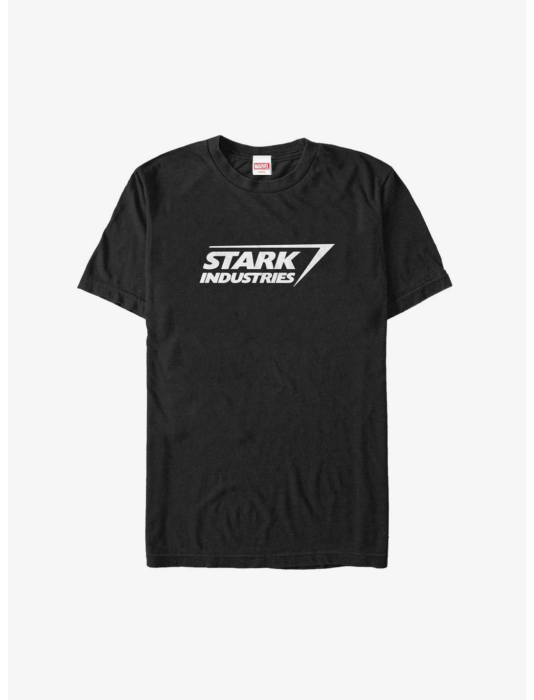 Marvel Iron Man Stark Industries Logo Big & Tall T-Shirt, BLACK, hi-res