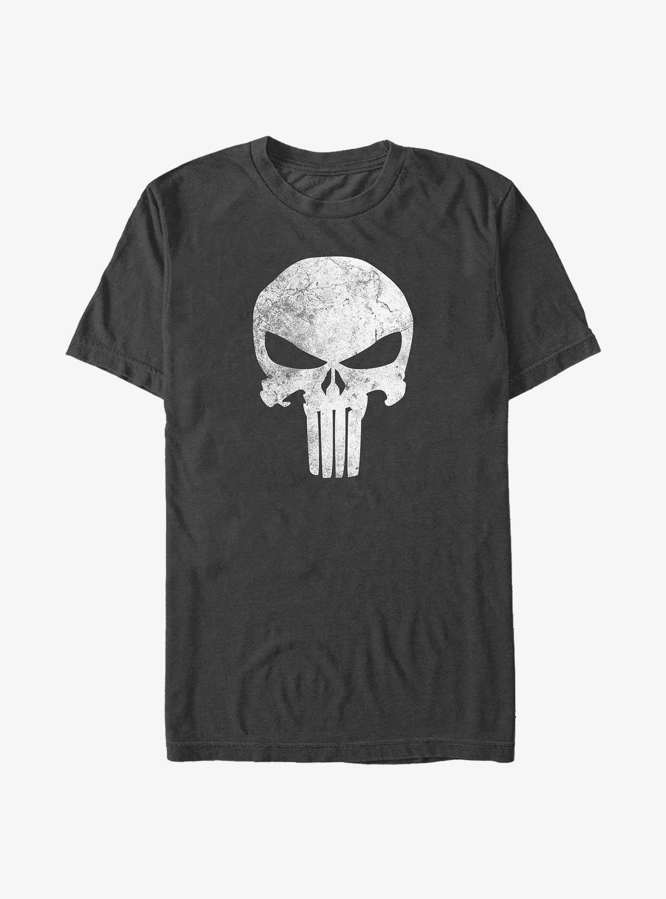 T-shirt Punisher Rétro Marvel Comics - Taille Youth Large (équivalent Adulte Petit), Noir, Coton