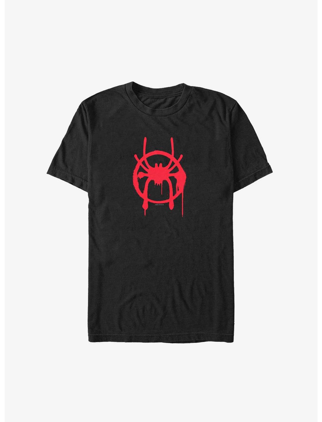 Marvel Spider-Man Miles Morales Symbol Big & Tall T-Shirt, BLACK, hi-res