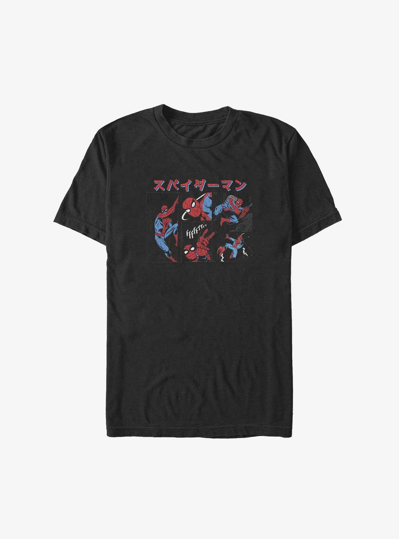 Marvel Spider-Man Spidey Panels Big & Tall T-Shirt, BLACK, hi-res