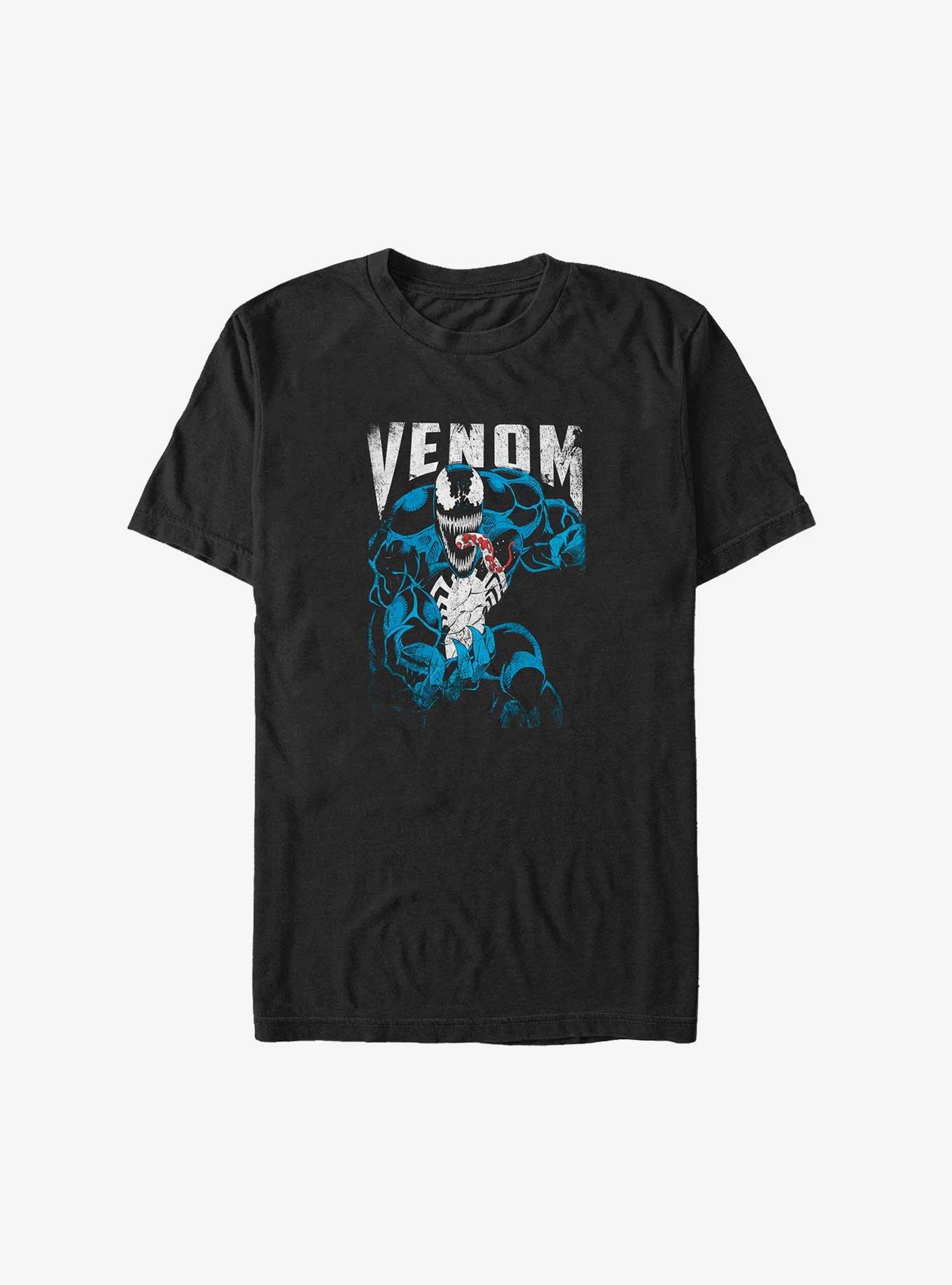 Marvel Venom Grunge Alien Big & Tall T-Shirt, BLACK, hi-res