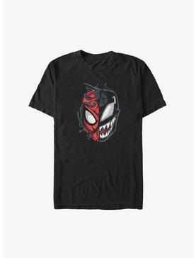 Marvel Venom Peter & Venom Split Face Big & Tall T-Shirt, , hi-res
