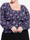 The Witcher Yennefer Flowers Long-Sleeve Top Plus Size, MULTI, hi-res