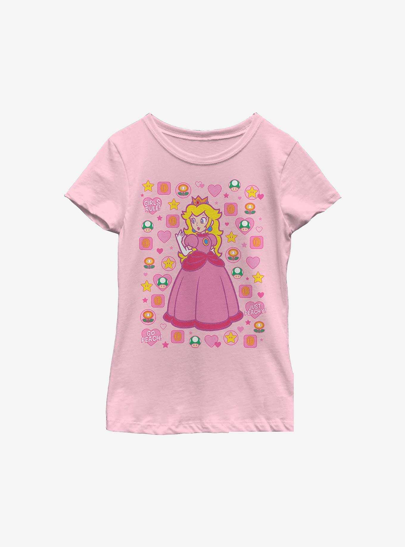 Nintendo Princess Peach Icons Youth Girls T-Shirt, , hi-res