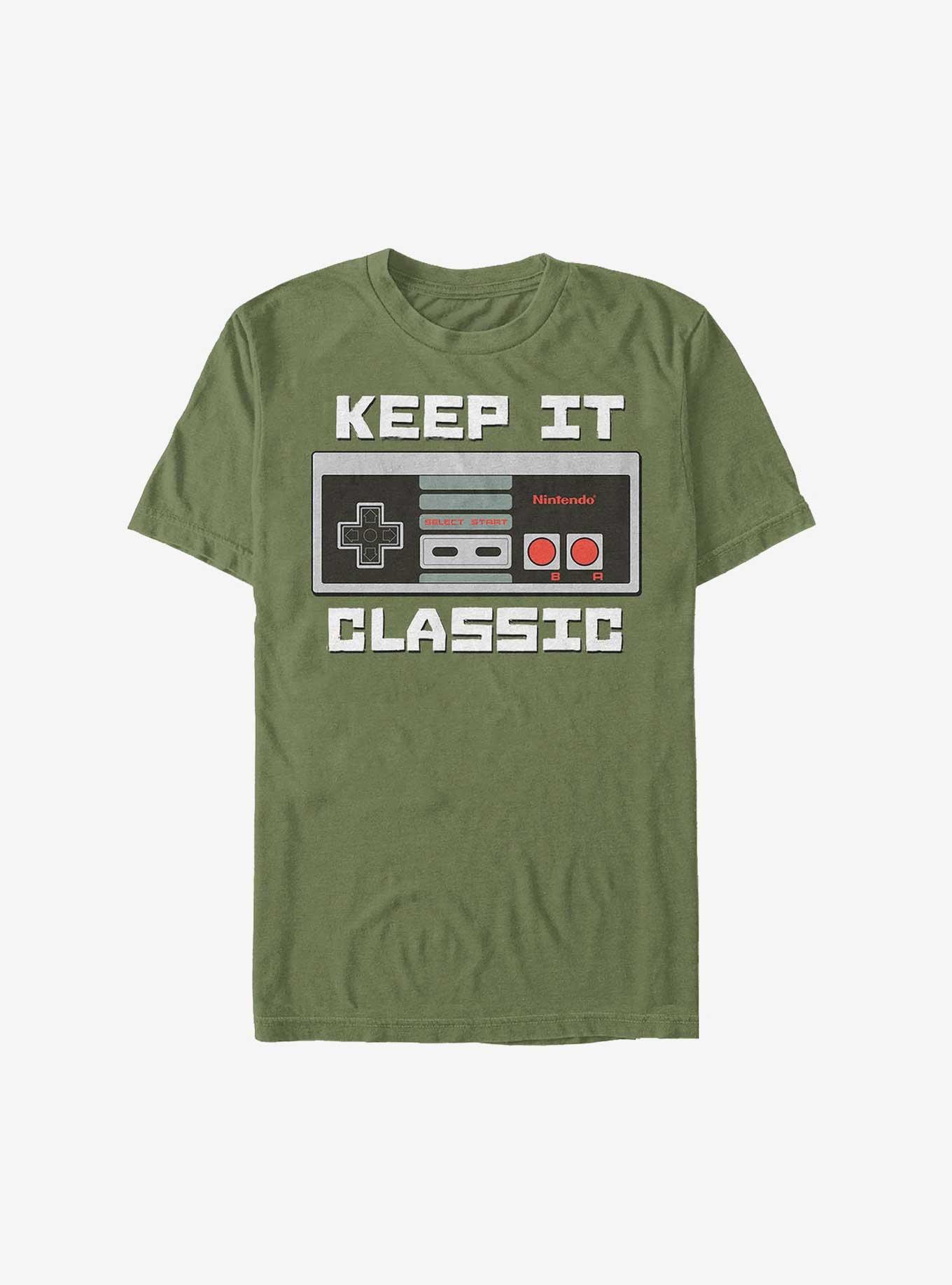 Nintendo Keep It Classic T-Shirt, MIL GRN, hi-res
