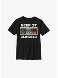 Nintendo Keep It Classic Youth T-Shirt, BLACK, hi-res