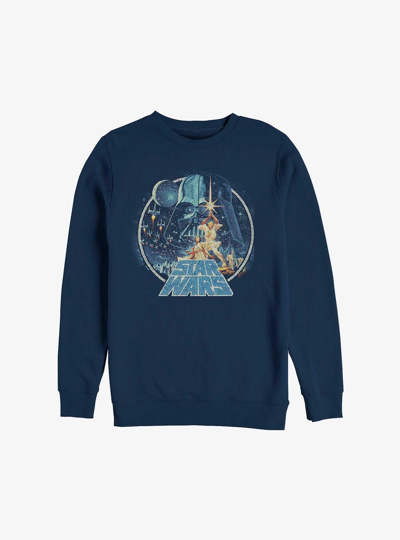 Star Wars Vintage Victory Sweatshirt T-Shirt, NAVY, hi-res