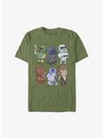 Star Wars Group Doodles T-Shirt, MIL GRN, hi-res