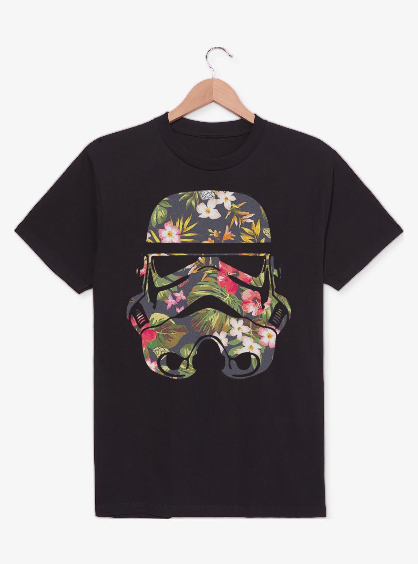 Star Wars Stormtrooper Floral Helmet T-Shirt