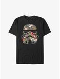 Star Wars Stormtrooper Floral Helmet T-Shirt, BLACK, hi-res
