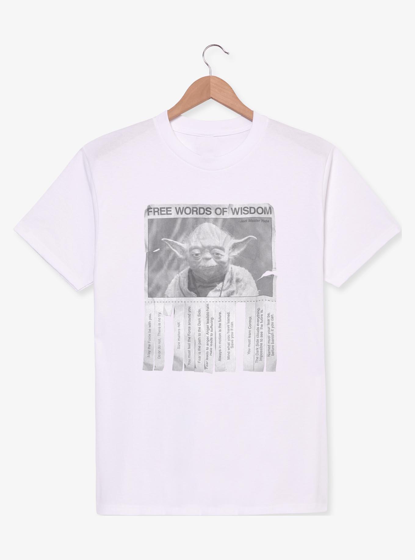 Star Wars Yoda Words Of Wisdom T-Shirt