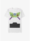 Disney Toy Story Buzz Lightyear Suit Cosplay T-Shirt, WHITE, hi-res