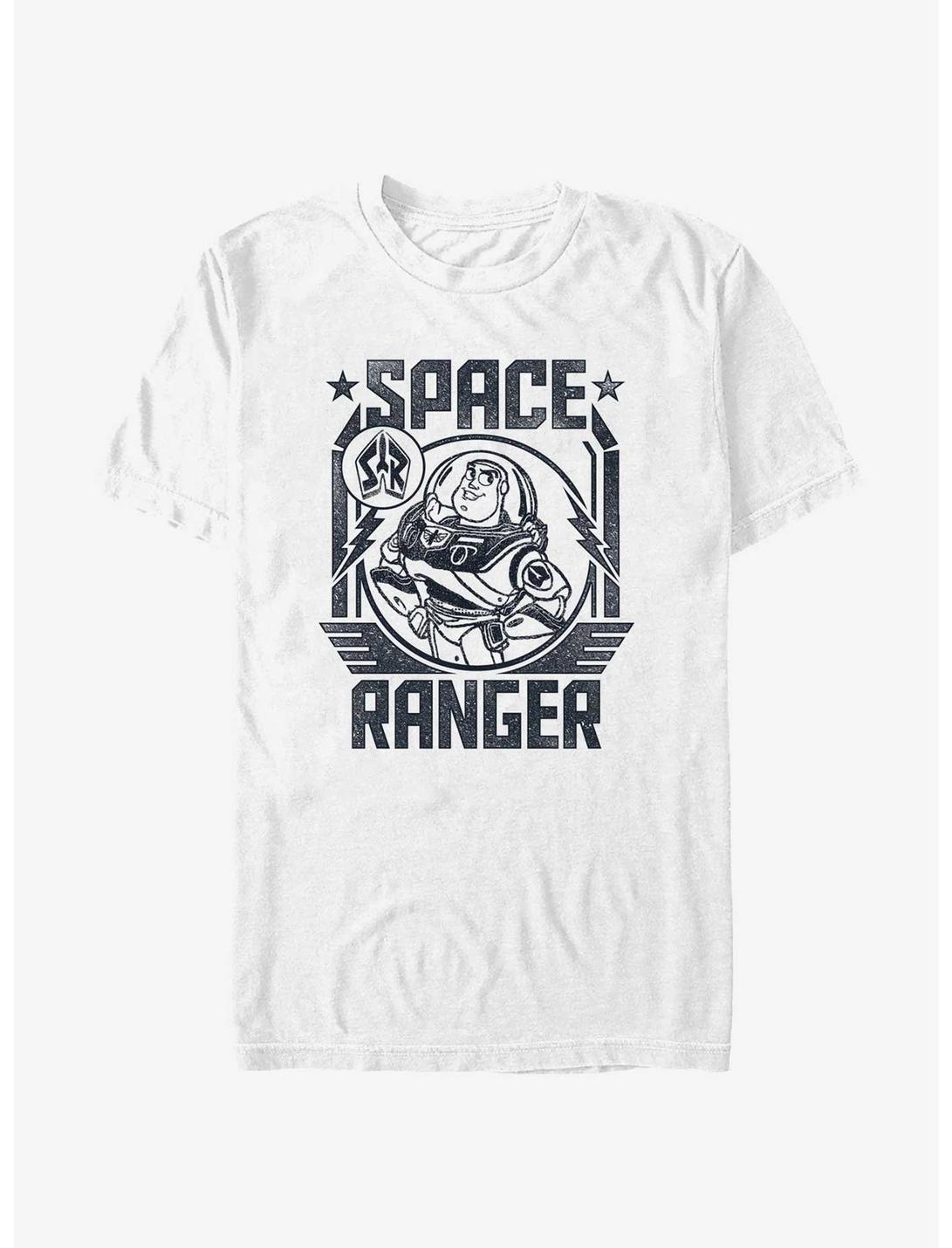 Disney Toy Story Buzz Space Ranger Crest T-Shirt, WHITE, hi-res