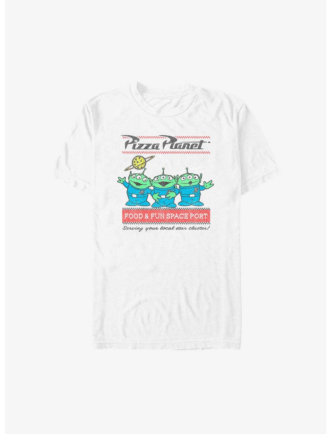Disney Toy Story Pizza Planet Aliens T-Shirt, WHITE, hi-res