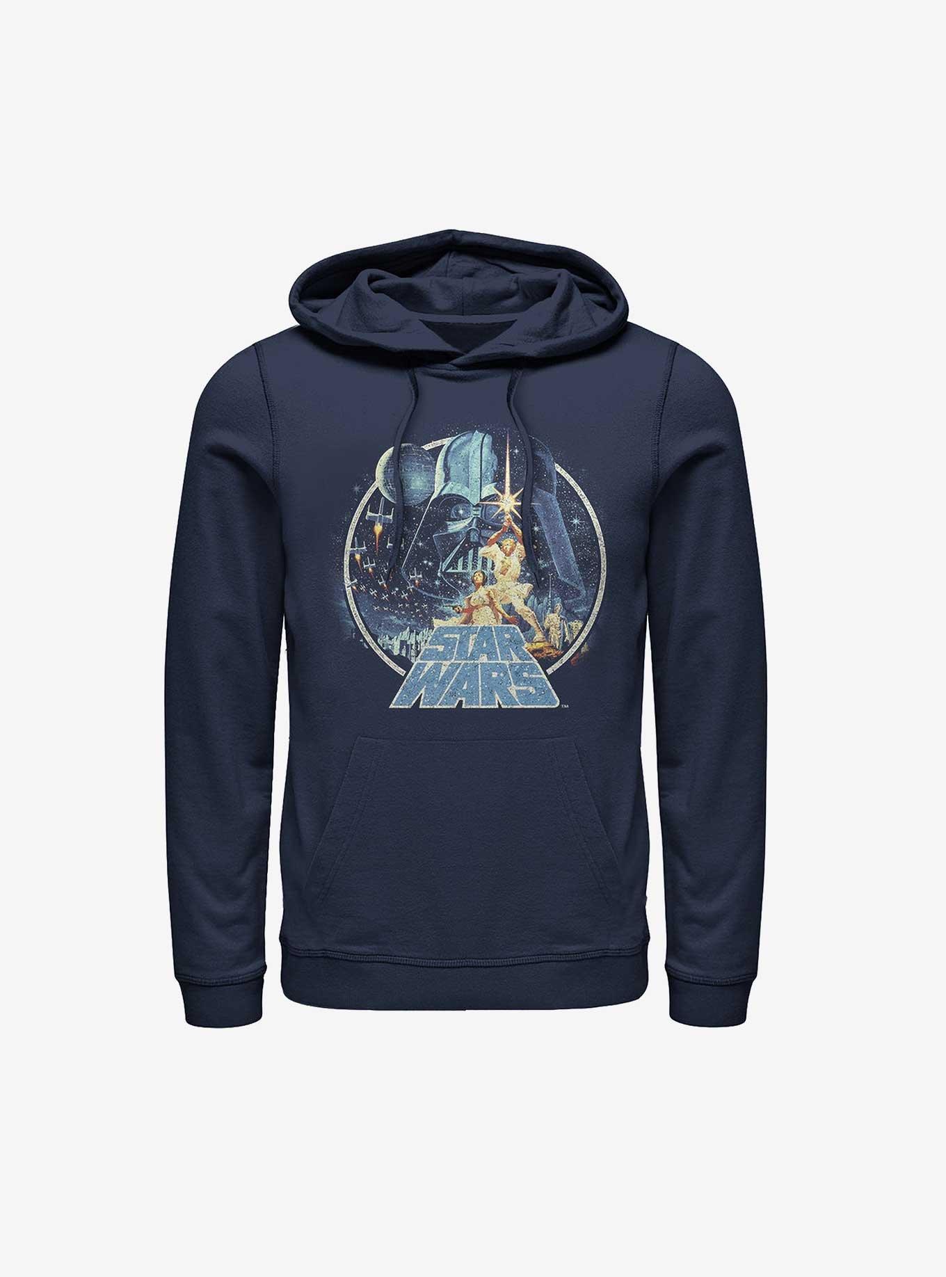 Star Wars Vintage Victory Hoodie, NAVY, hi-res