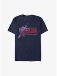 Legend Of Zelda Ocarina Of Time T-Shirt, NAVY, hi-res