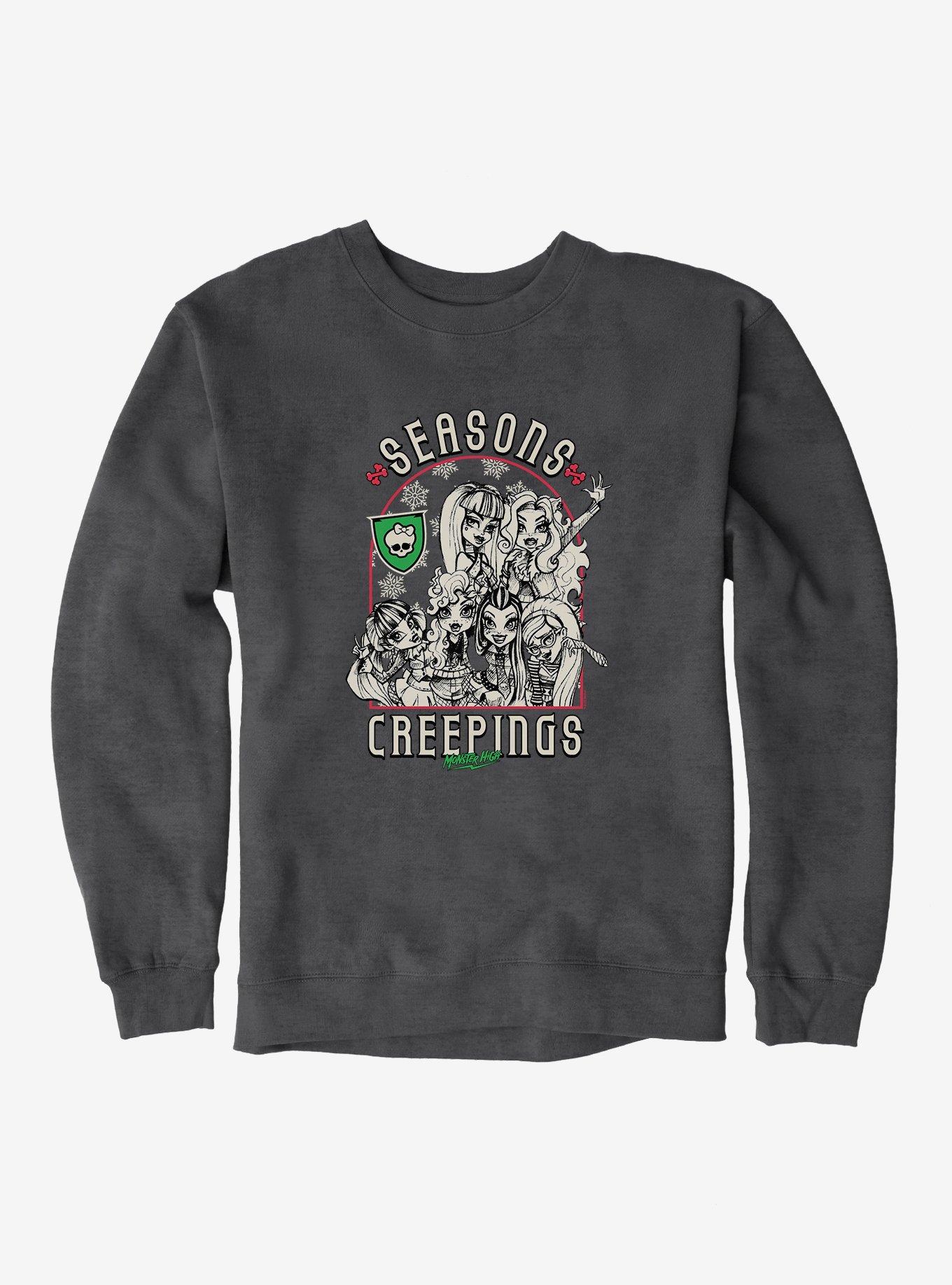 Monster High Seasons Creepings Sweatshirt, CHARCOAL HEATHER, hi-res