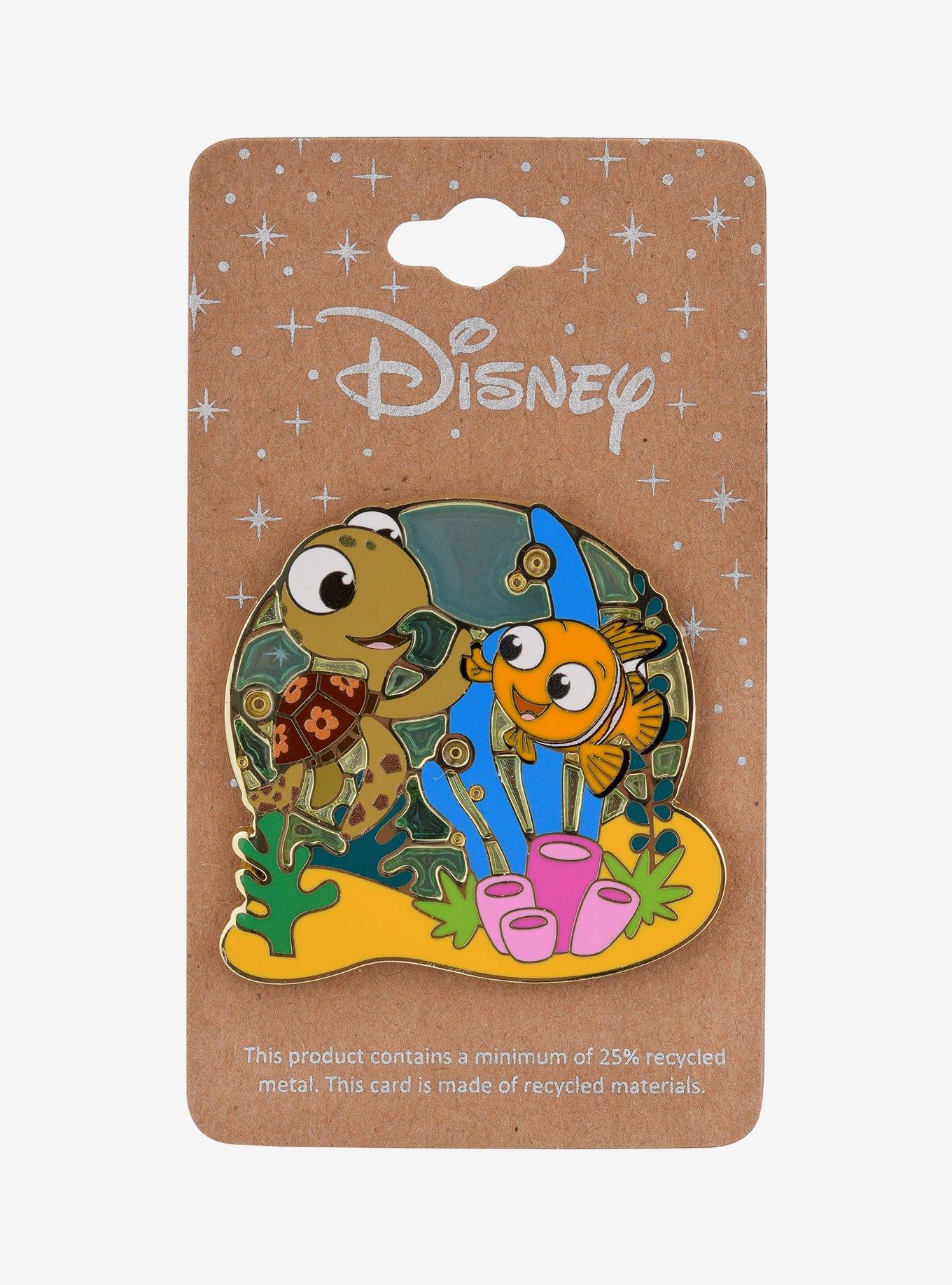 Disney Pixar Finding Nemo Squirt & Nemo Enamel Pin - BoxLunch Exclusive, , hi-res