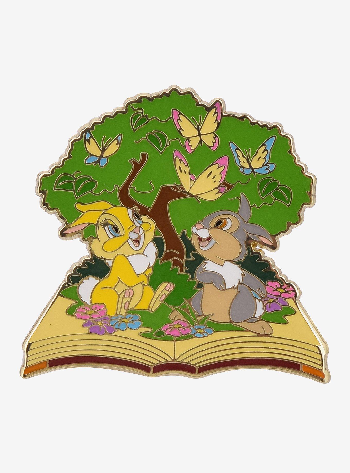 Disney Bambi Book Hinged Pin | Officially Licensed | Enamel