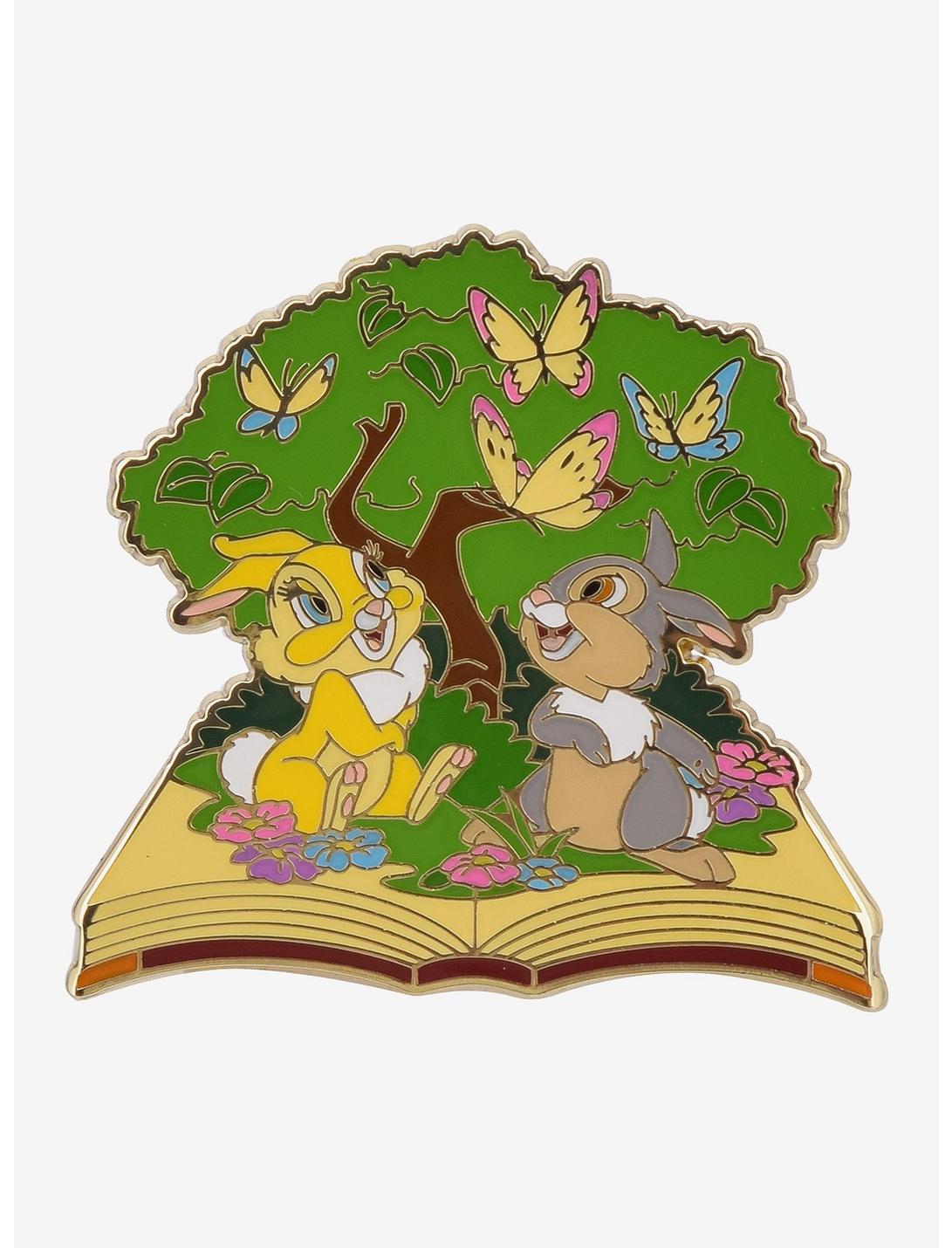 Disney Bambi Thumper & Miss Bunny Enamel Pin - BoxLunch Exclusive, , hi-res