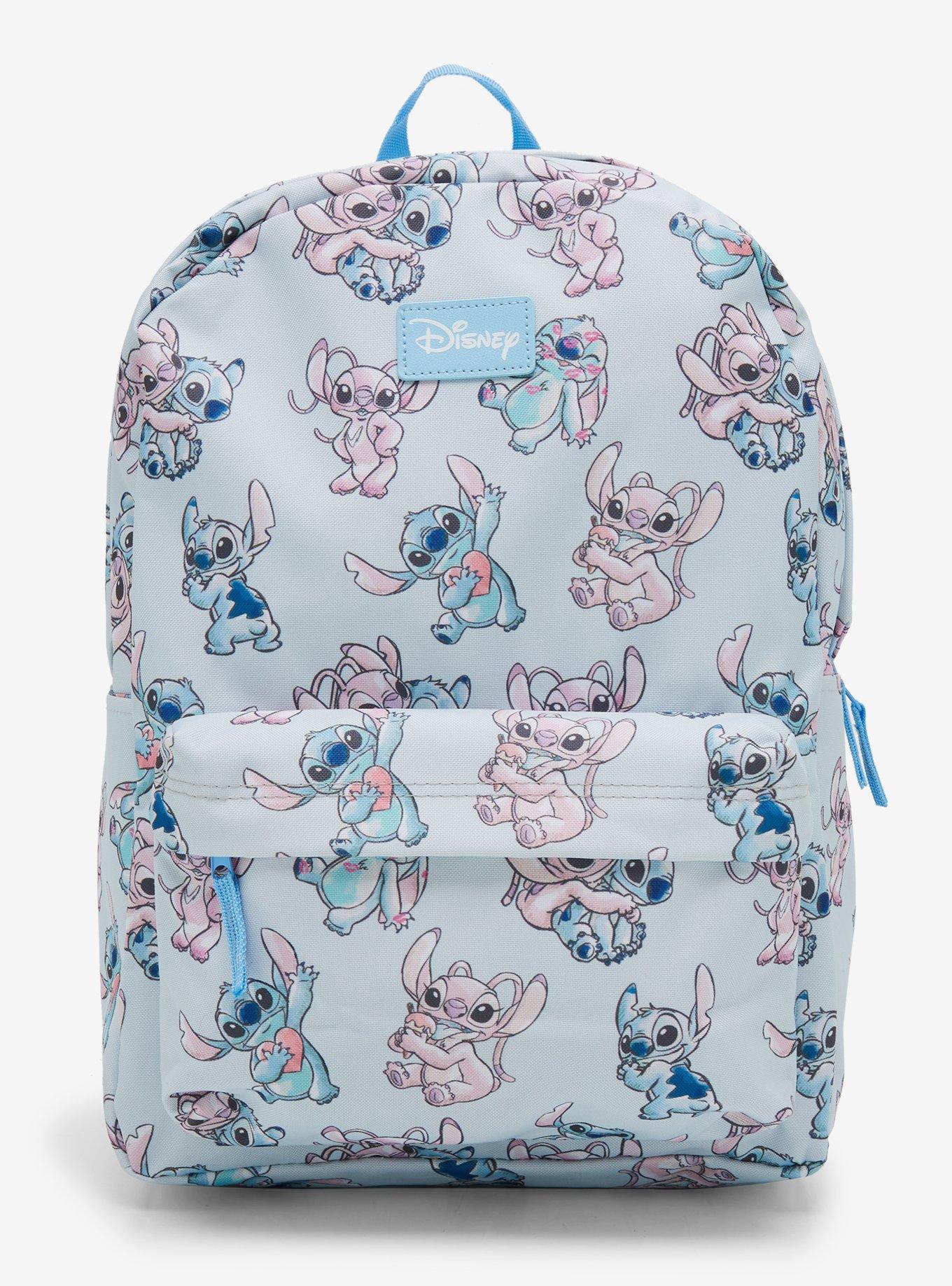 Disney Lilo & Stitch Backpack 17 with Laptop Compartment for School,  Travel, and Work Black