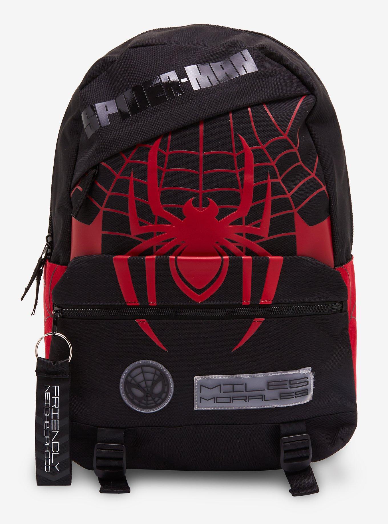 black cat pink backpack spiderman