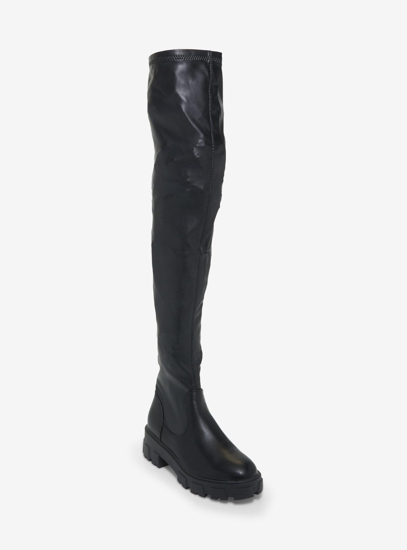 Azalea Wang Eureva Knee High Boots, BLACK, hi-res