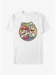 Nintendo Bros Mario and Luigi T-Shirt, WHITE, hi-res