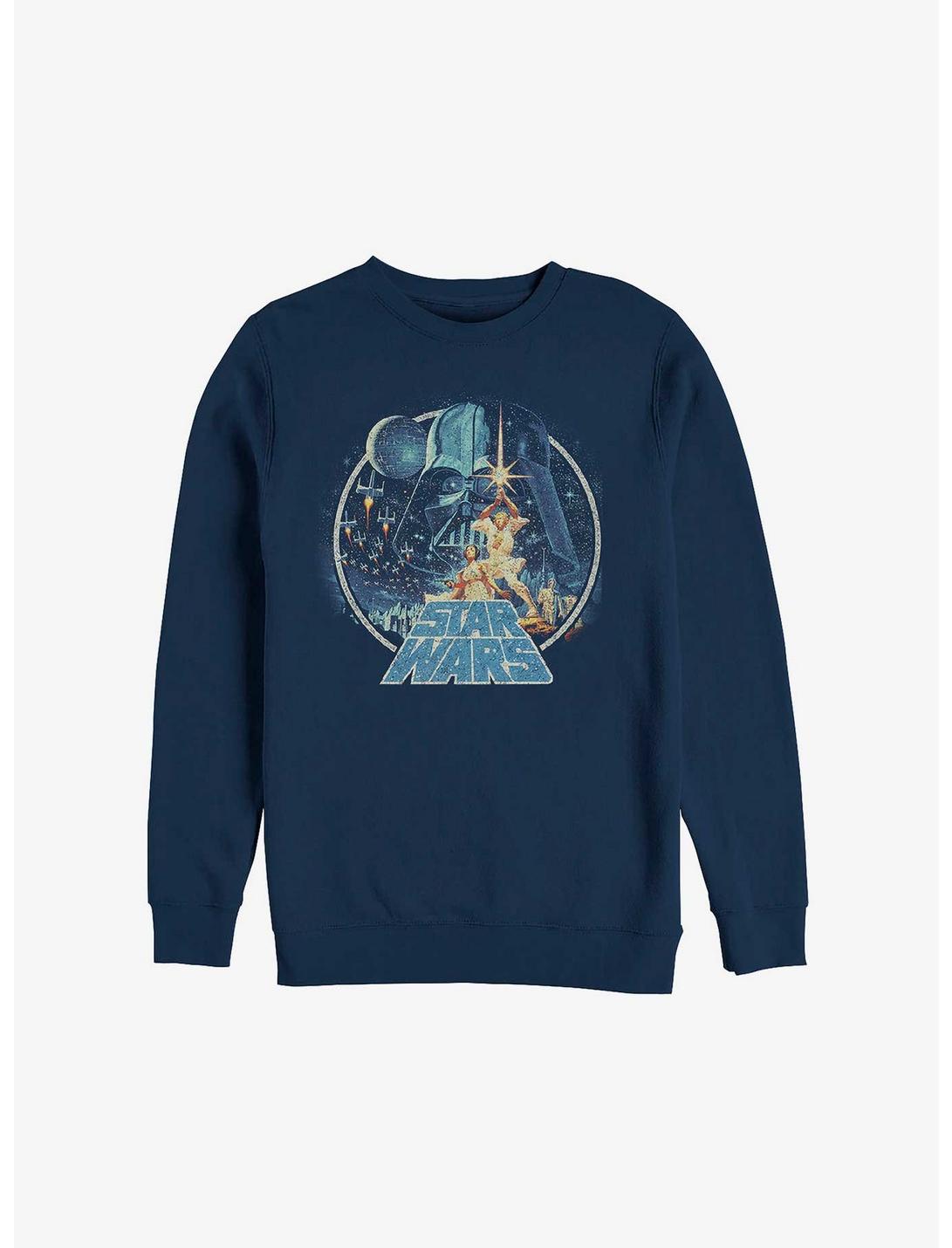 Star Wars Vintage Victory Sweatshirt, NAVY, hi-res