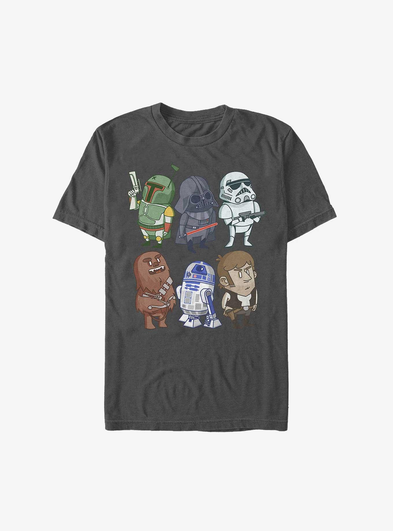 Star Wars Doodles T-Shirt, CHARCOAL, hi-res