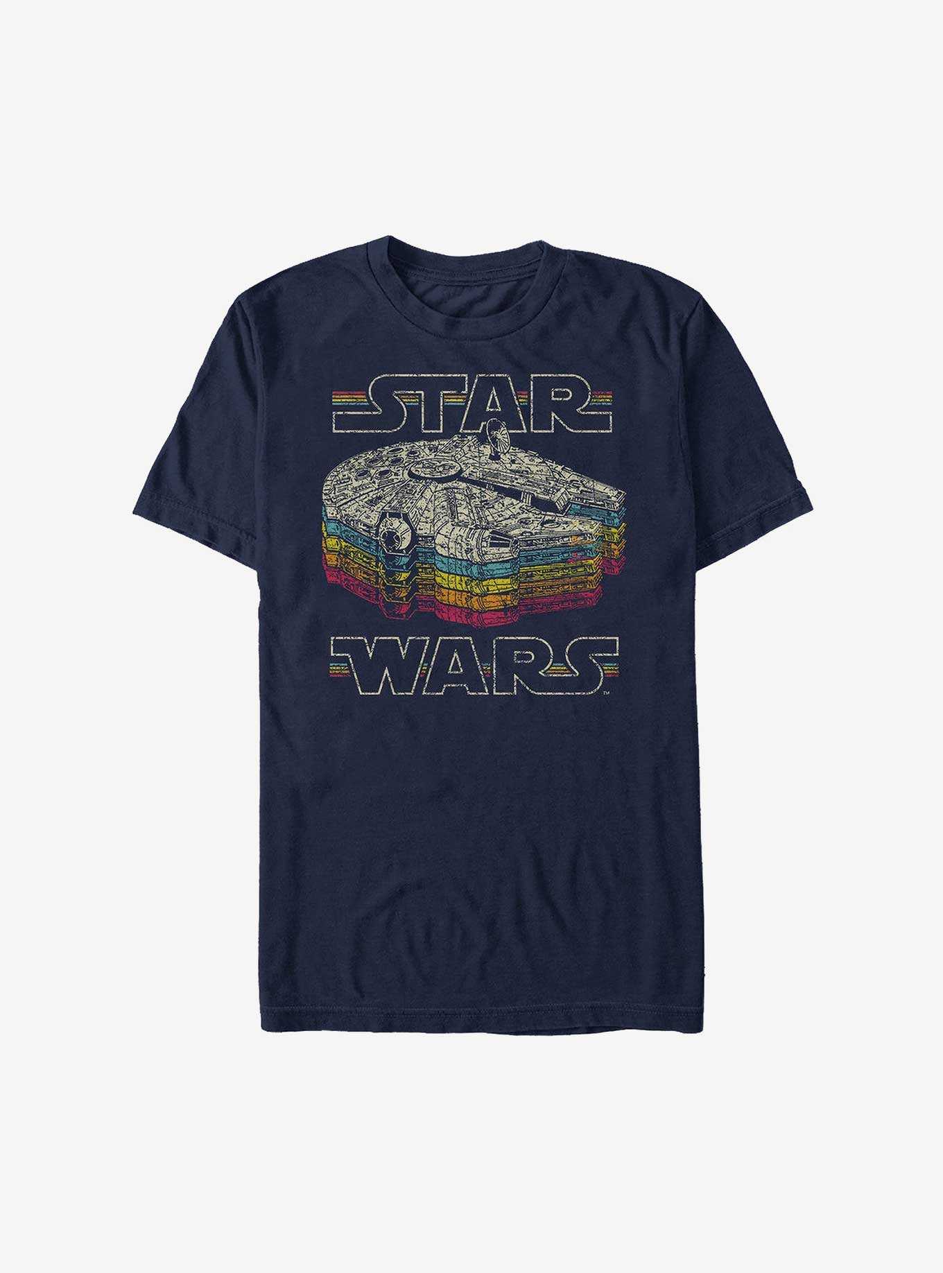 Star Wars Retro Millennium Falcon T-Shirt, , hi-res