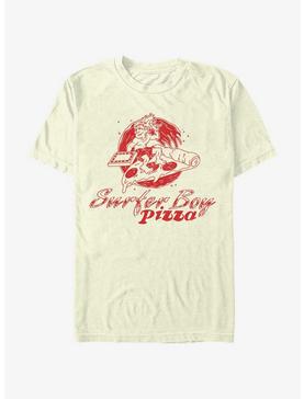 Plus Size Stranger Things Surfer Boy Pizza Logo T-Shirt, , hi-res
