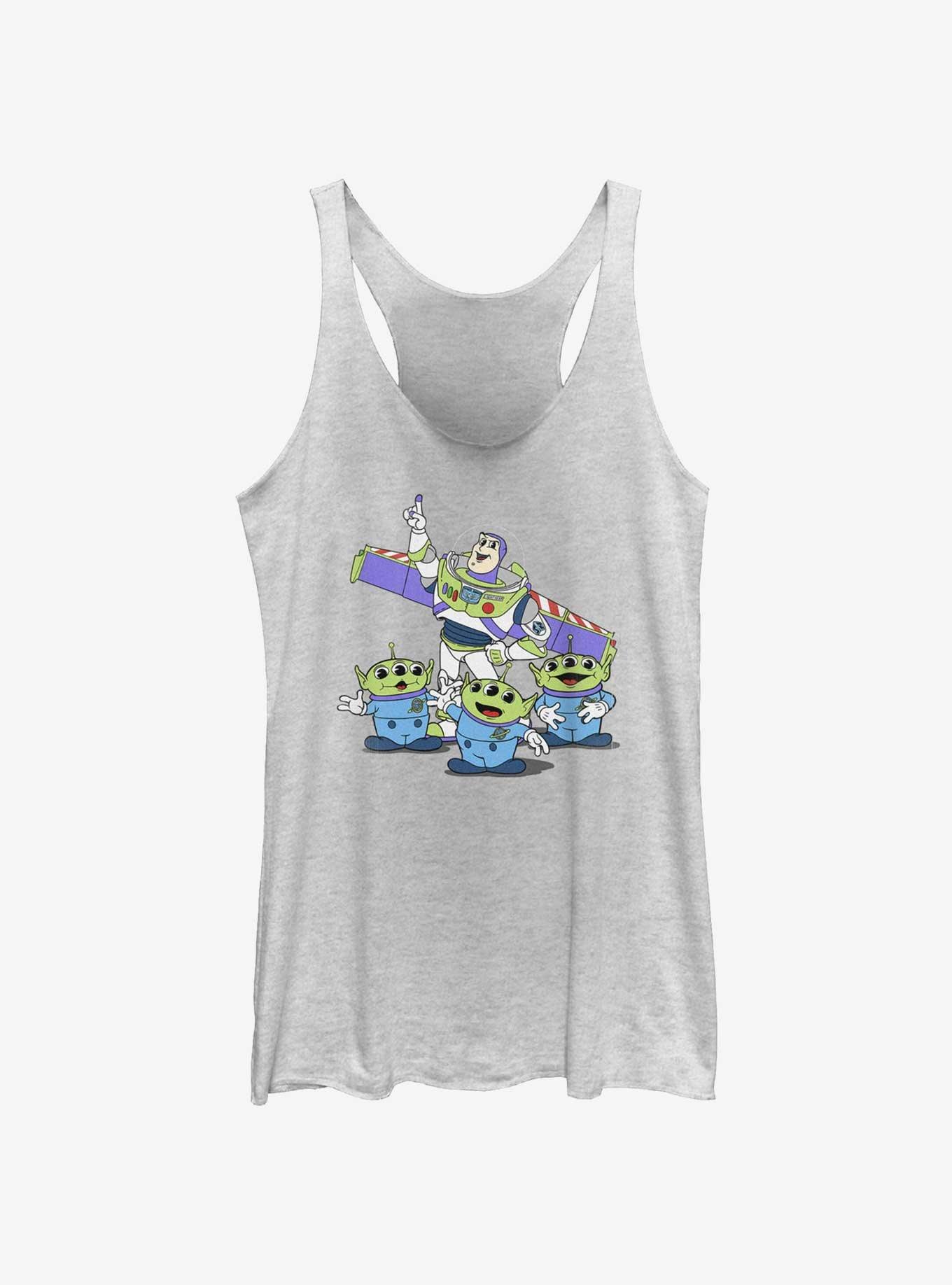 Disney Pixar Toy Story Vintage Buzz and Aliens Girls Tank