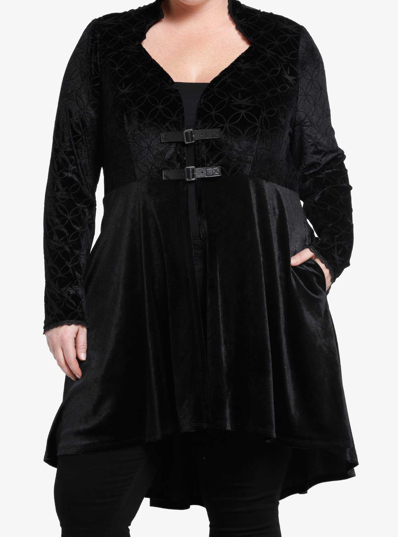 The Witcher Yennefer Velvet Hi-Low Girls Waistcoat Plus Size, , hi-res