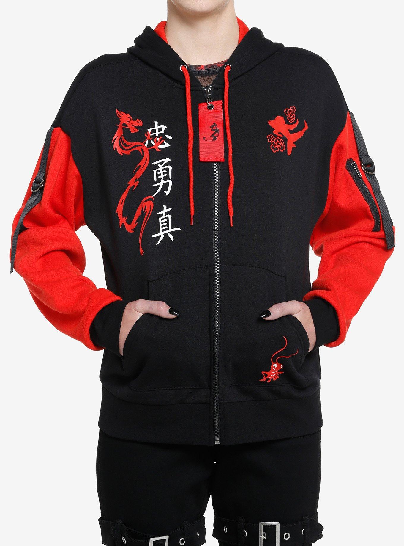 Disney Mulan Color-Block Hardware Girls Hoodie, MULTI, hi-res