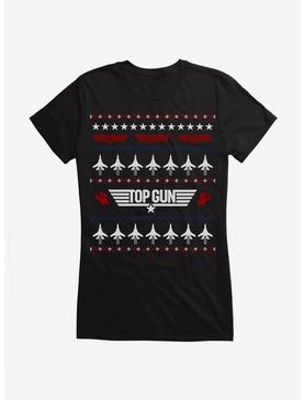 Top Gun Ugly Christmas Sweater Jets Girls T-Shirt, , hi-res