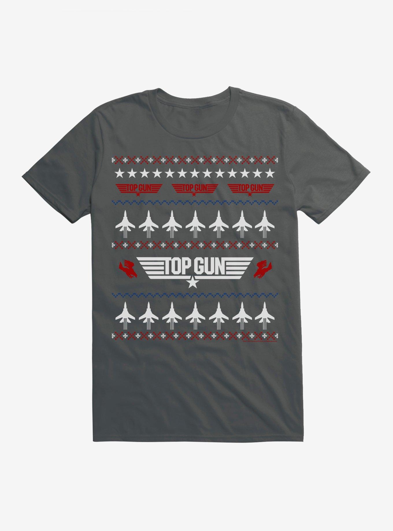 Top Gun Ugly Christmas Sweater Jets T-Shirt