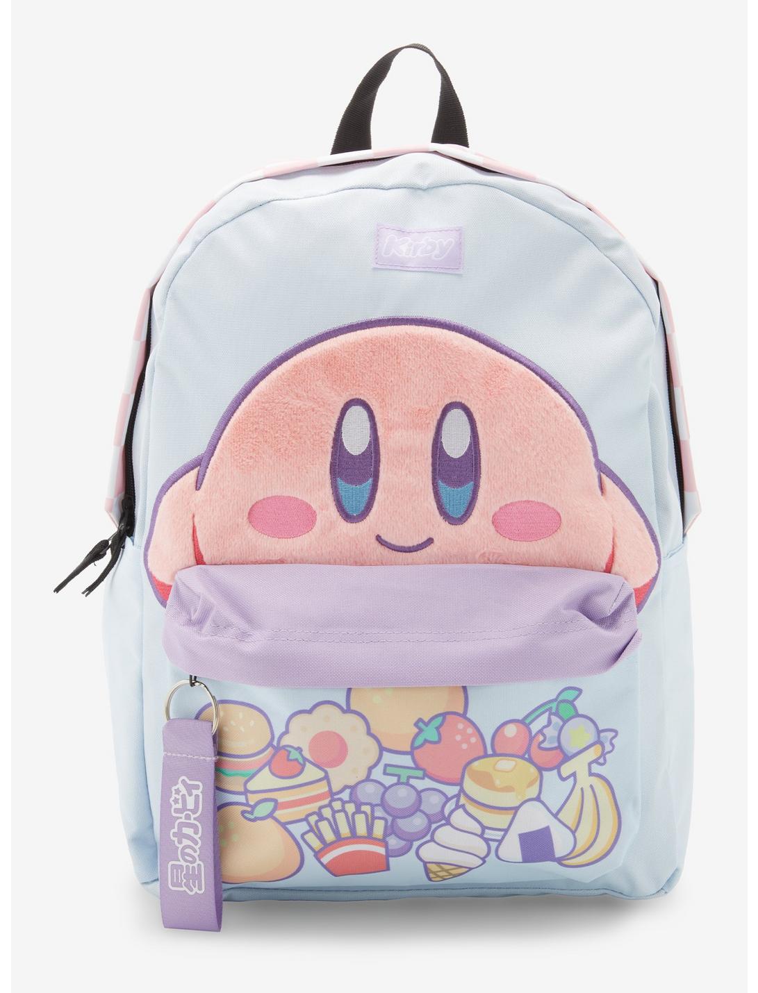 Kirby Snacks Fuzzy Pastel Backpack, , hi-res