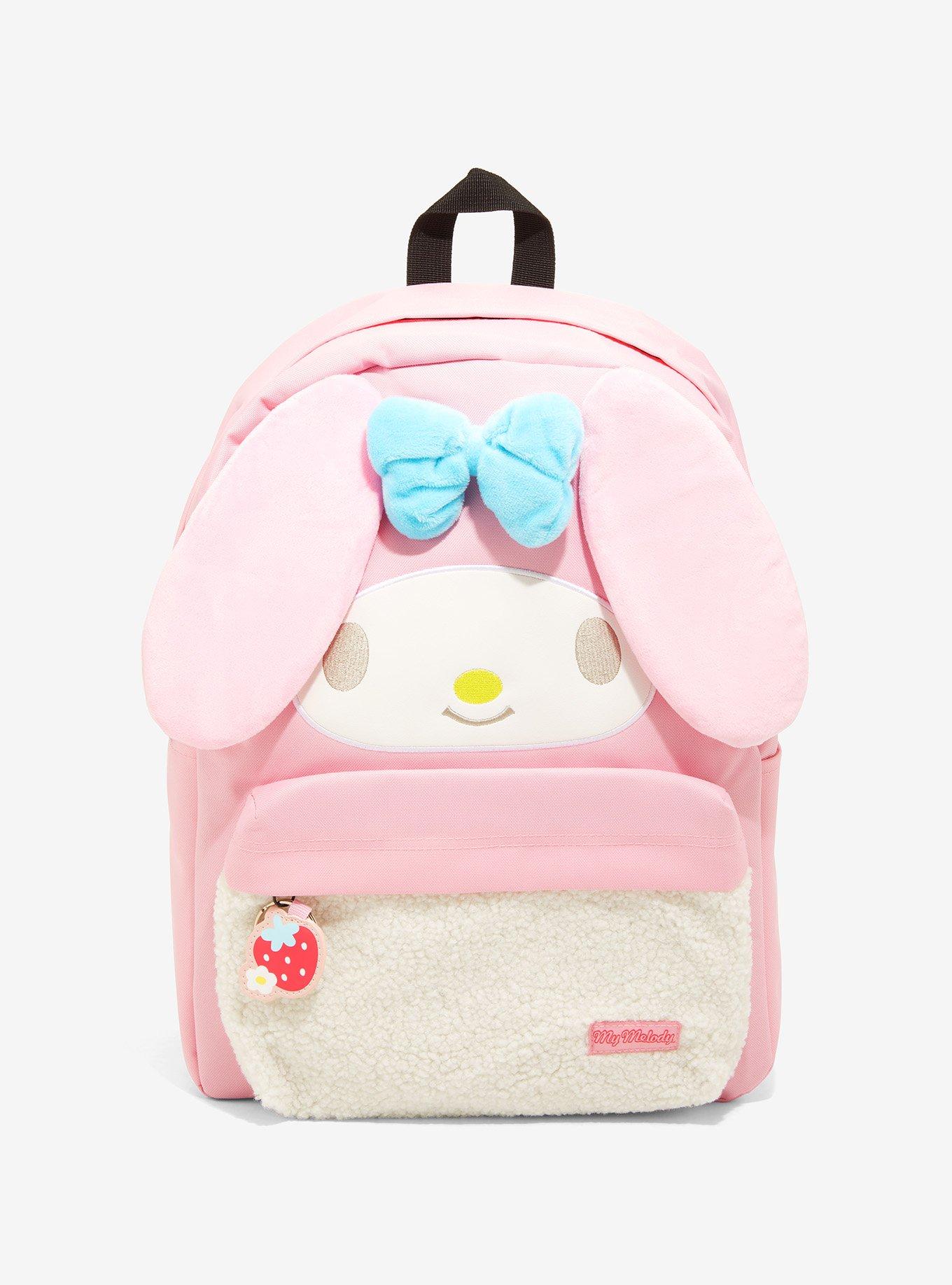 My Melody Fuzzy Strawberry Backpack Hot Topic