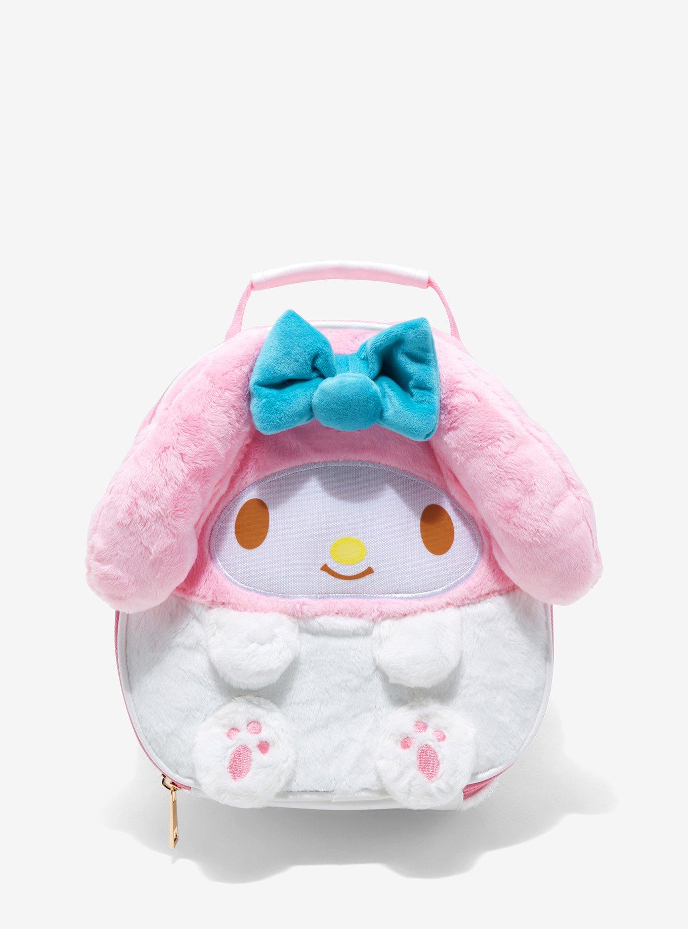 My Melody Furry Figural Lunch Bag, , hi-res