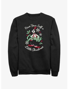 Plus Size Disney Goofy Little Christmas Black Sweatshirt, , hi-res