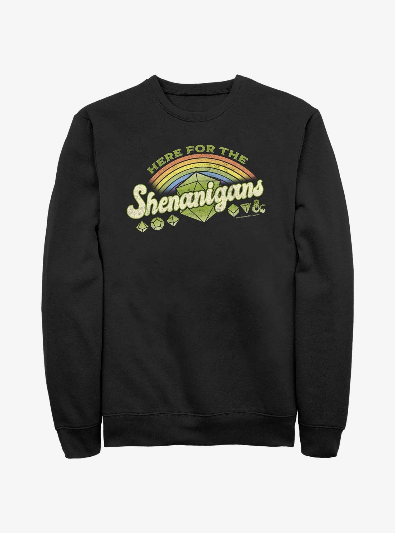 Dungeons And Dragons Here For Shenanigans Sweatshirt, , hi-res