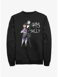 Disney The Nightmare Before Christmas His Sally Sweatshirt, BLACK, hi-res