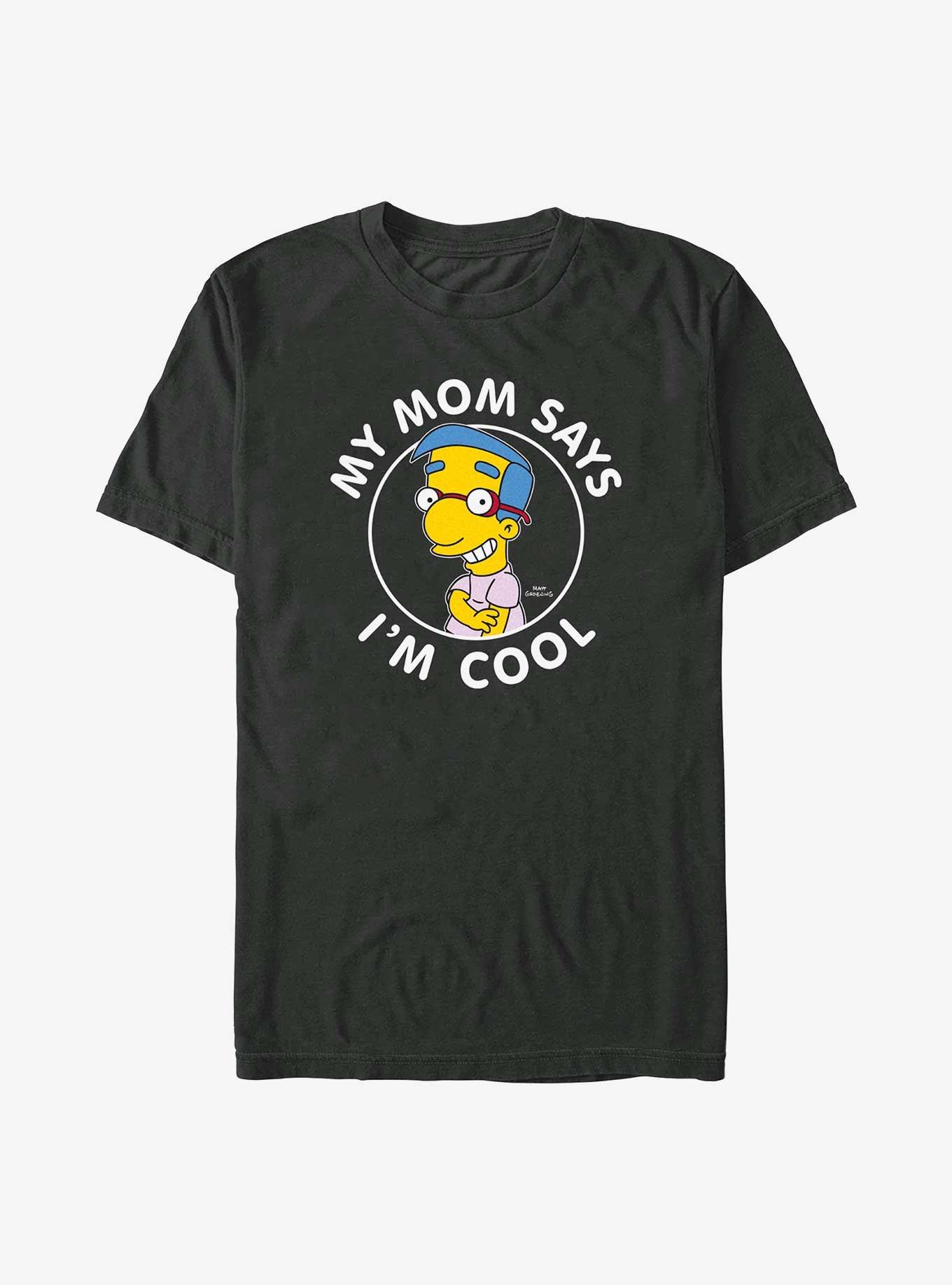 The Simpsons Milhouse Black T-Shirt, BLACK, hi-res