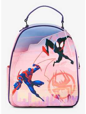 Marvel Spider-Man: Across the Spider-Verse Character Portrait Magnetic Fold Mini Backpack - BoxLunch Exclusive, , hi-res