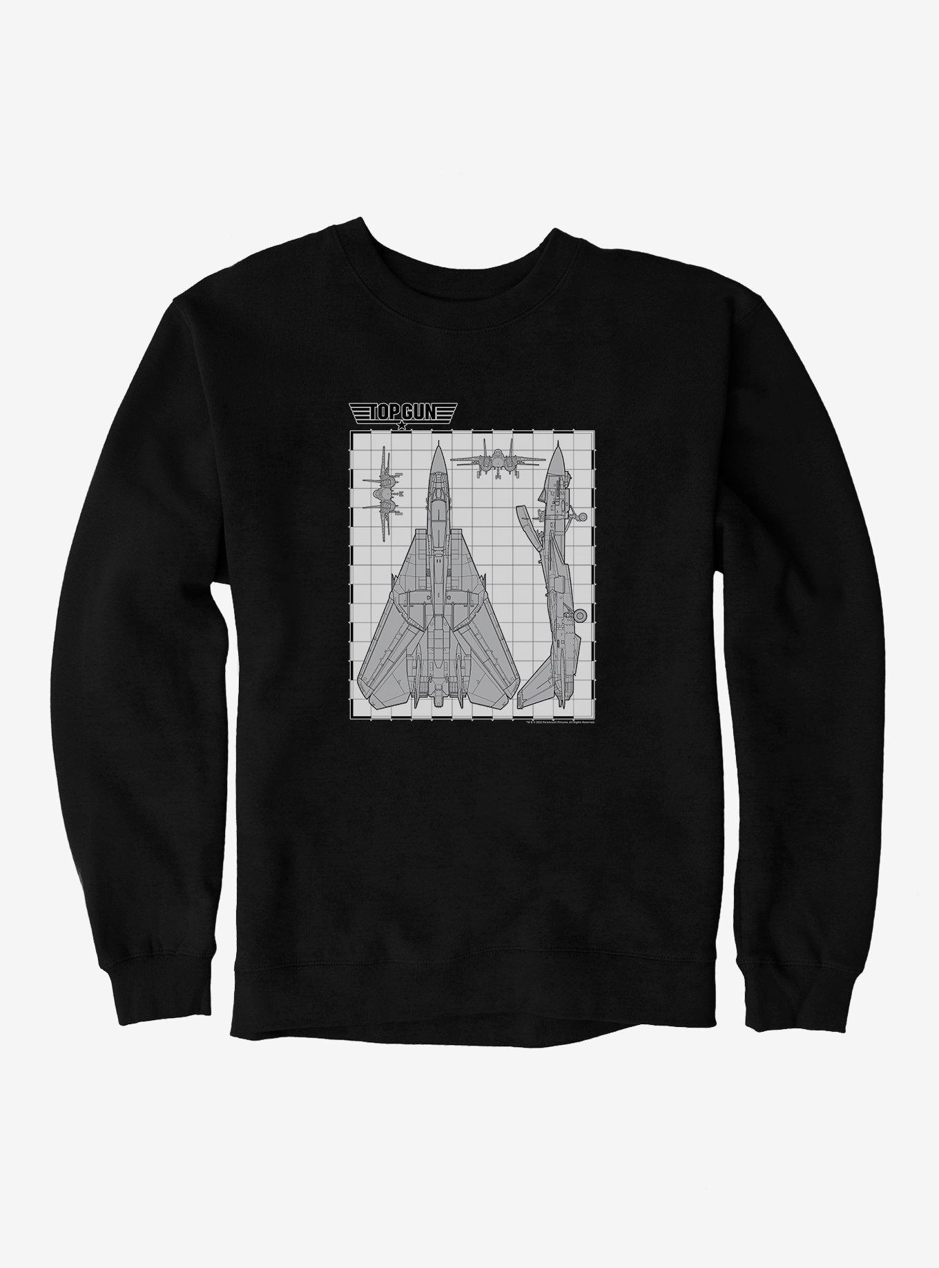 Top Gun Aircraft Grid Sweatshirt, , hi-res