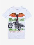 Meat Loaf Bat Outta Hell Motorcycle T-Shirt, BRIGHT WHITE, hi-res