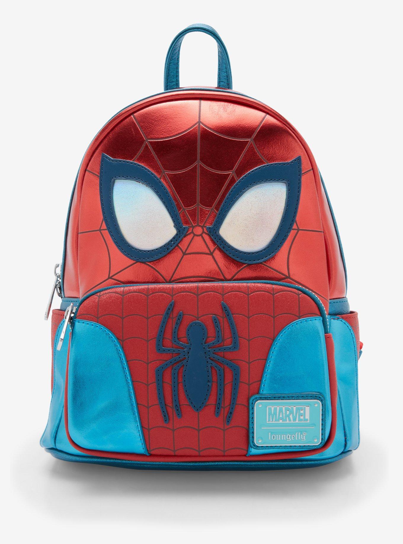 Loungefly Marvel Spider-Man Metallic Figural Mini Backpack, , hi-res
