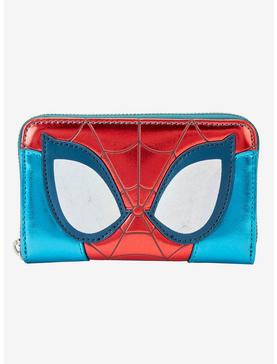 Loungefly Marvel Spider-Man Metallic Zip Wallet, , hi-res